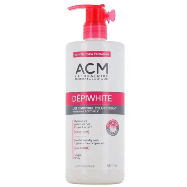 حليب الجسم لتفتيح وترطيب البشرة من ديبي وايت - 500 مل (ACM Dépiwhite Whitening Body Milk)