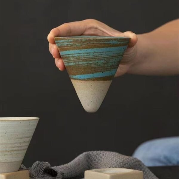 Funnel Stoneware Coffee Cup